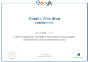 Google Adwords Shopping Advertising Certification - Proideators Digital Marketing Course Training Institute