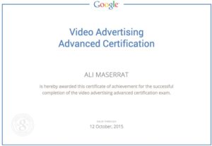 Google Adwords Video Advertising Certification - Proideators Digital Marketing Course Training Institute
