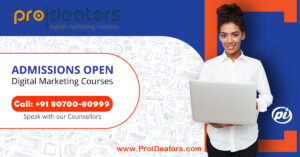 What would be the scope of digital marketing courses in India ProiDeators