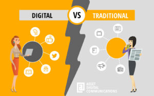 Let understand the difference between traditional style of marketing and digital style of marketing