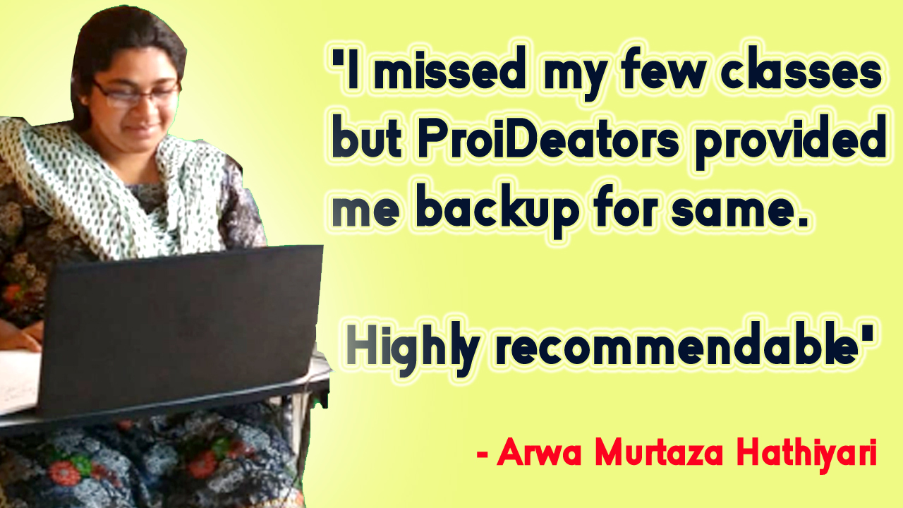 Arwa-Murtaza-Hathiyari Proideators-Reviews-Digital-Marketing-Course-Student-Thane-Mumbai