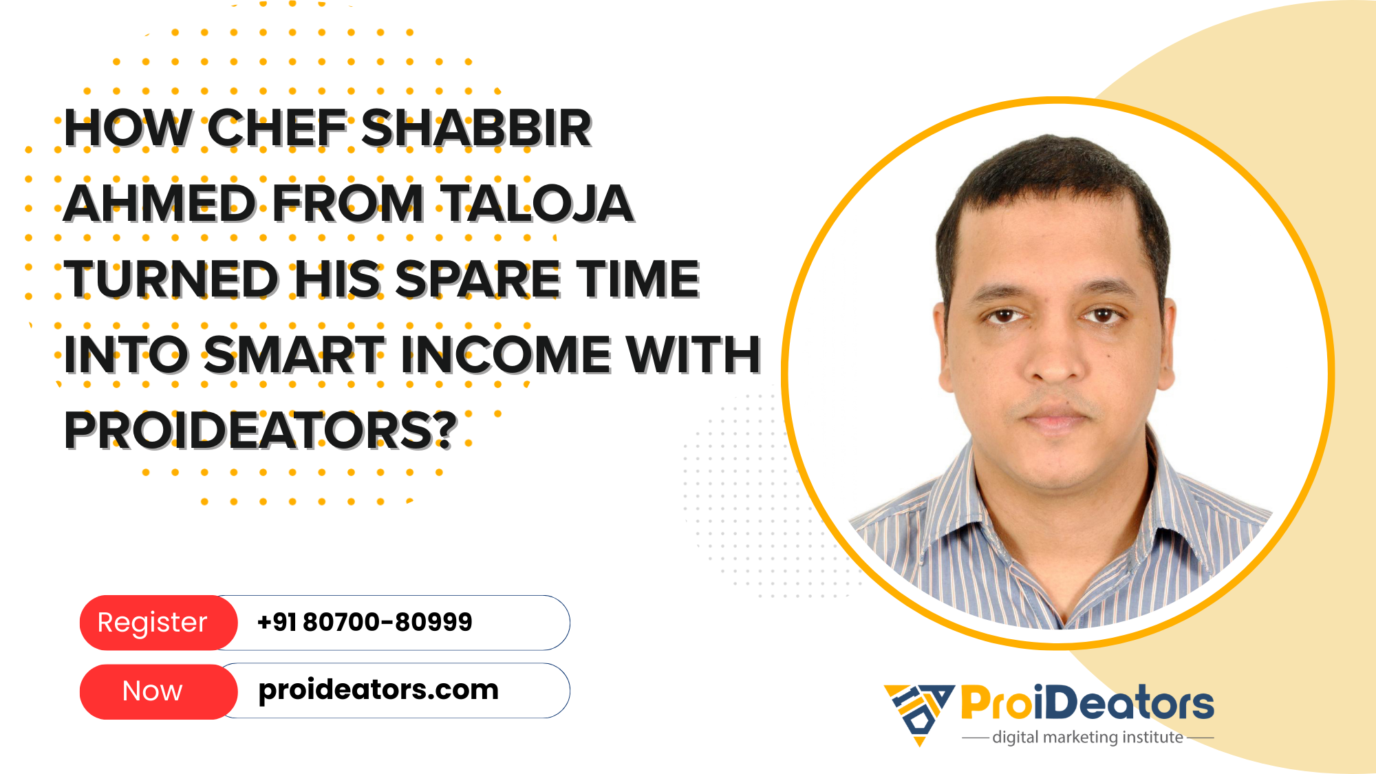 How Chef Shabbir Ahmed from Taloja Turned His Spare Time into Smart ...